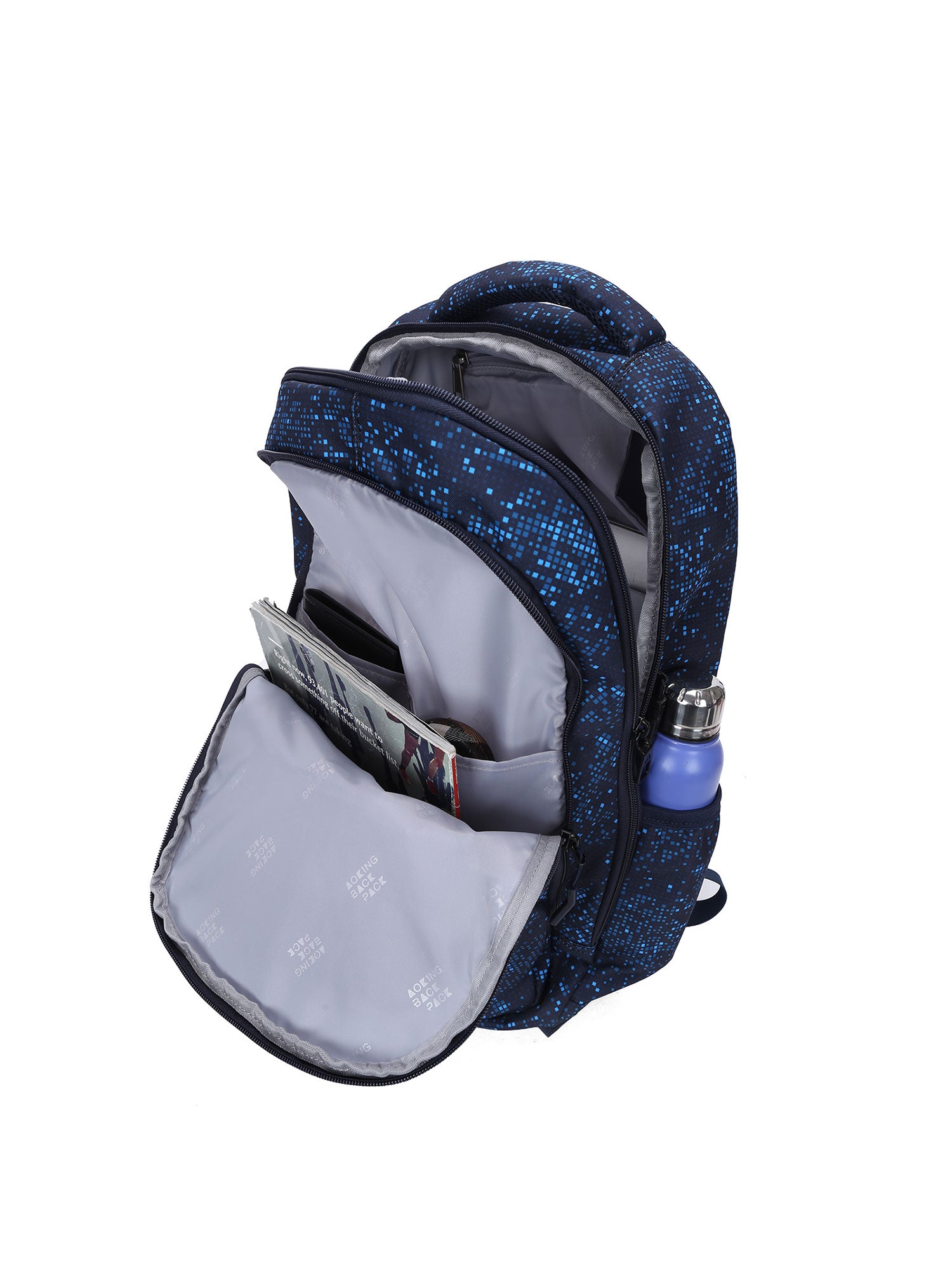 Zaino unisex Korvus Casual BN3025-7-BLUE MOSAIC Aoking