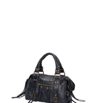 Erisia Borsa a spalla da donna Vera pelle 06091-013 BLU NAVY Gave Lux
