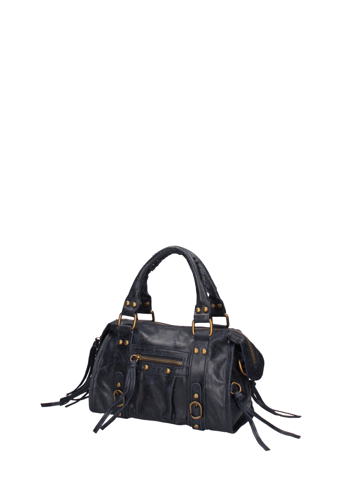 Erisia Borsa a spalla da donna Vera pelle 06091-013 BLU NAVY Gave Lux
