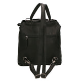 Borsa a spalla uomo in vera pelle Convertibile HILB-4065-NERO Hill Burry