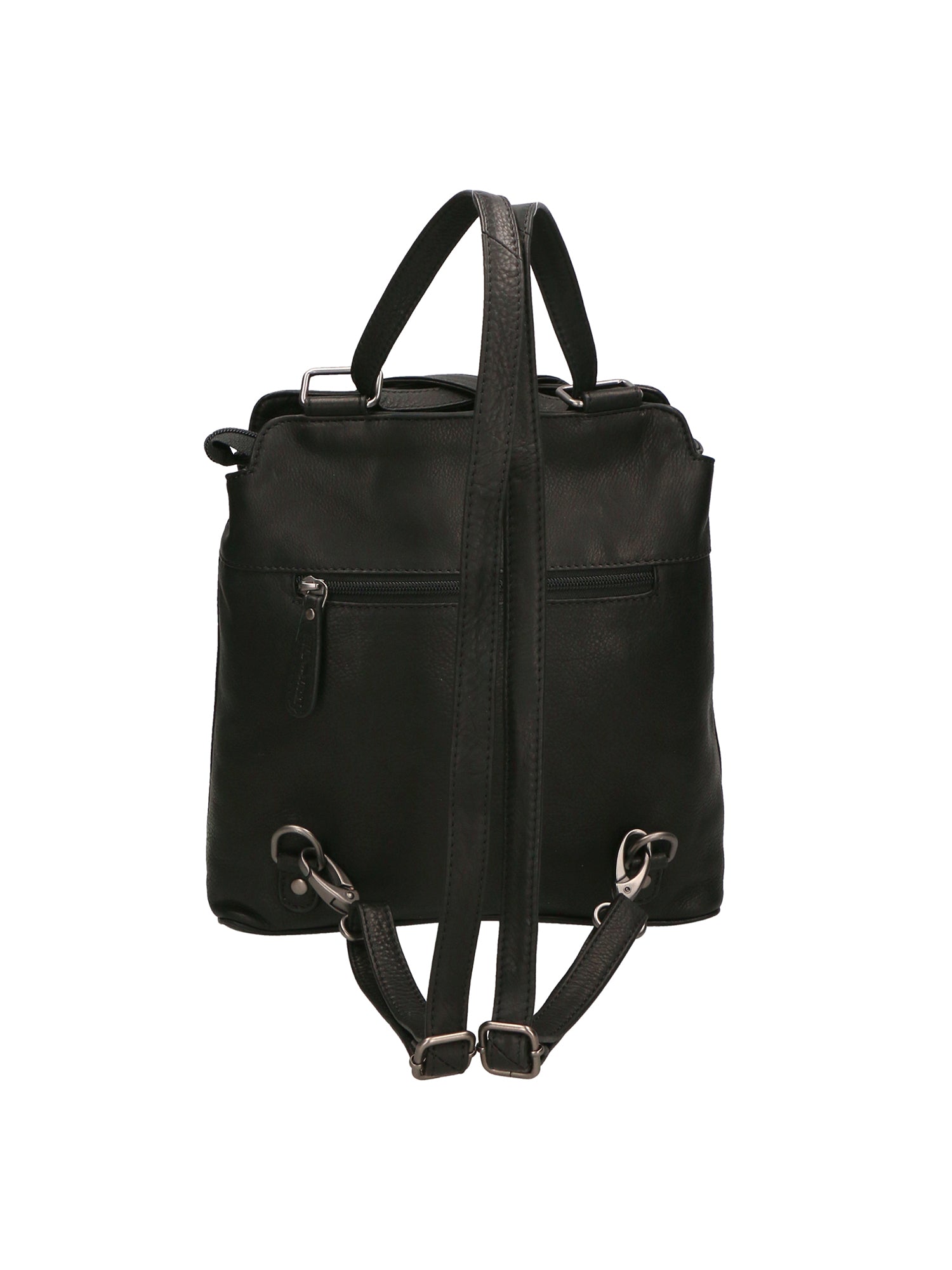 Borsa a spalla uomo in vera pelle Convertibile HILB-4065-NERO Hill Burry