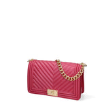 Borsa a mano da donna 100% Pvc FLAT-M 24-CHERRY - GOLD Marc Ellis