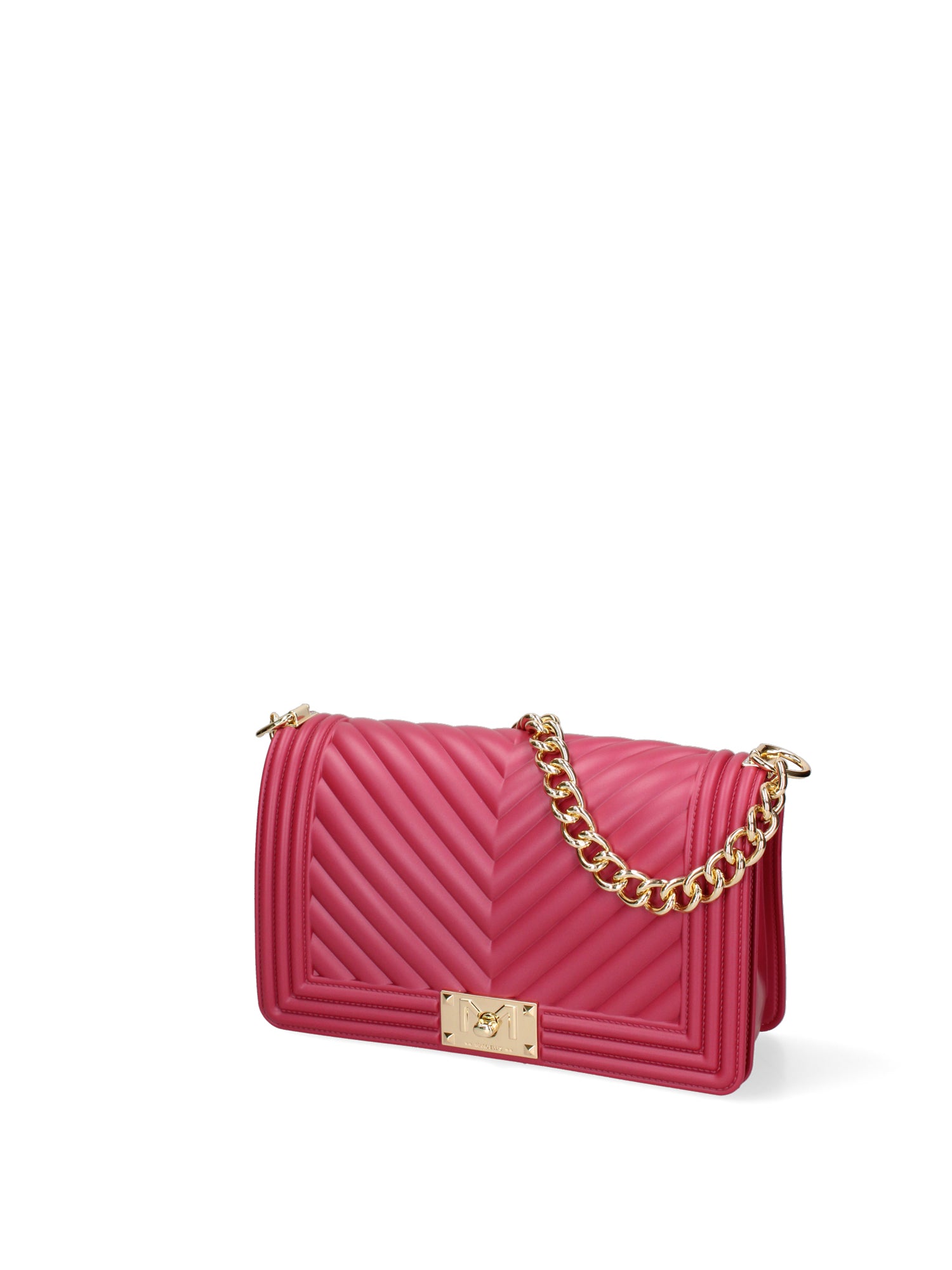 Borsa a mano da donna 100% Pvc FLAT-M 24-CHERRY - GOLD Marc Ellis