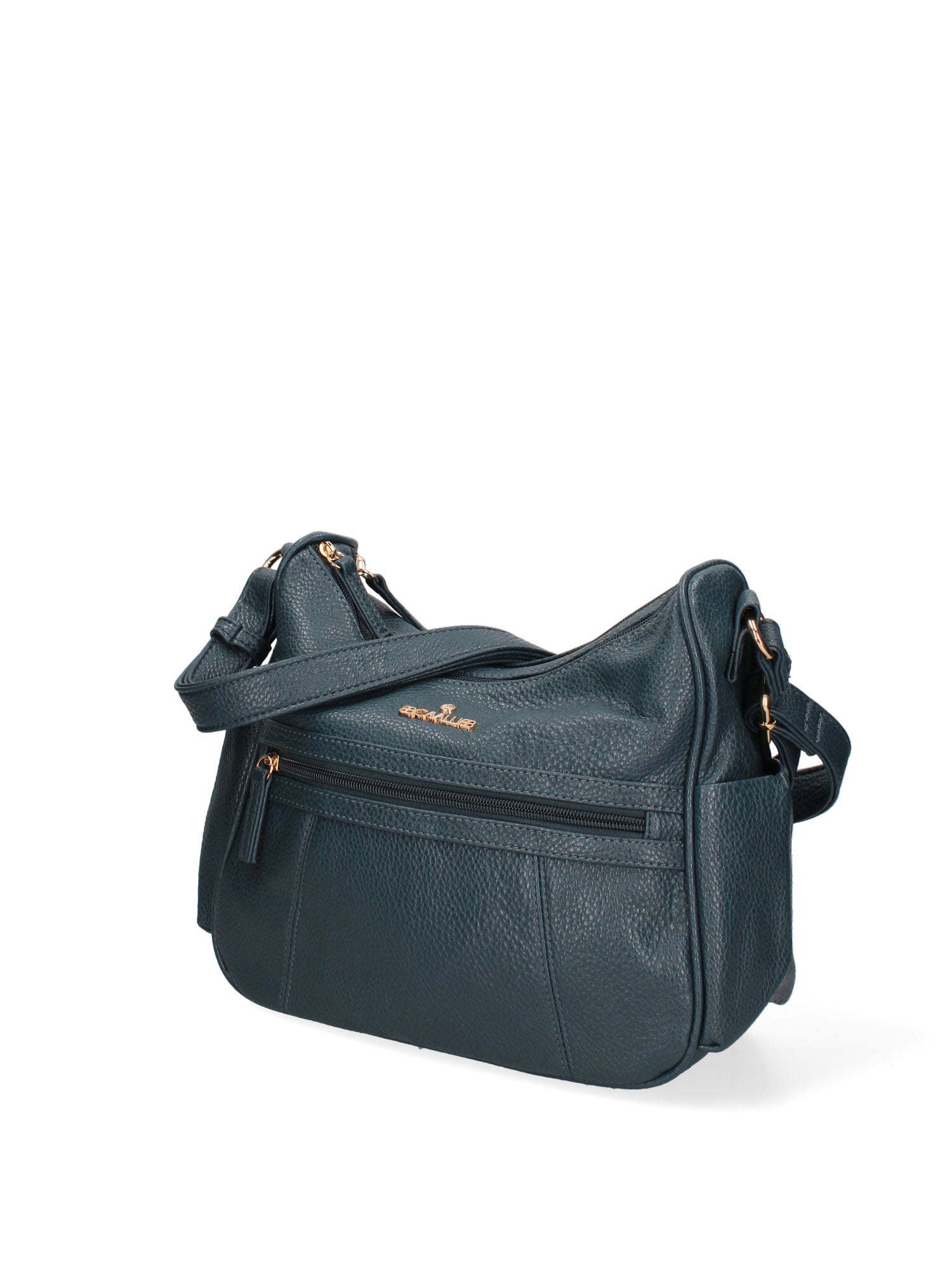 Borsa a tracolla da donna Ecopelle BC1383-BLUE B Cavalli
