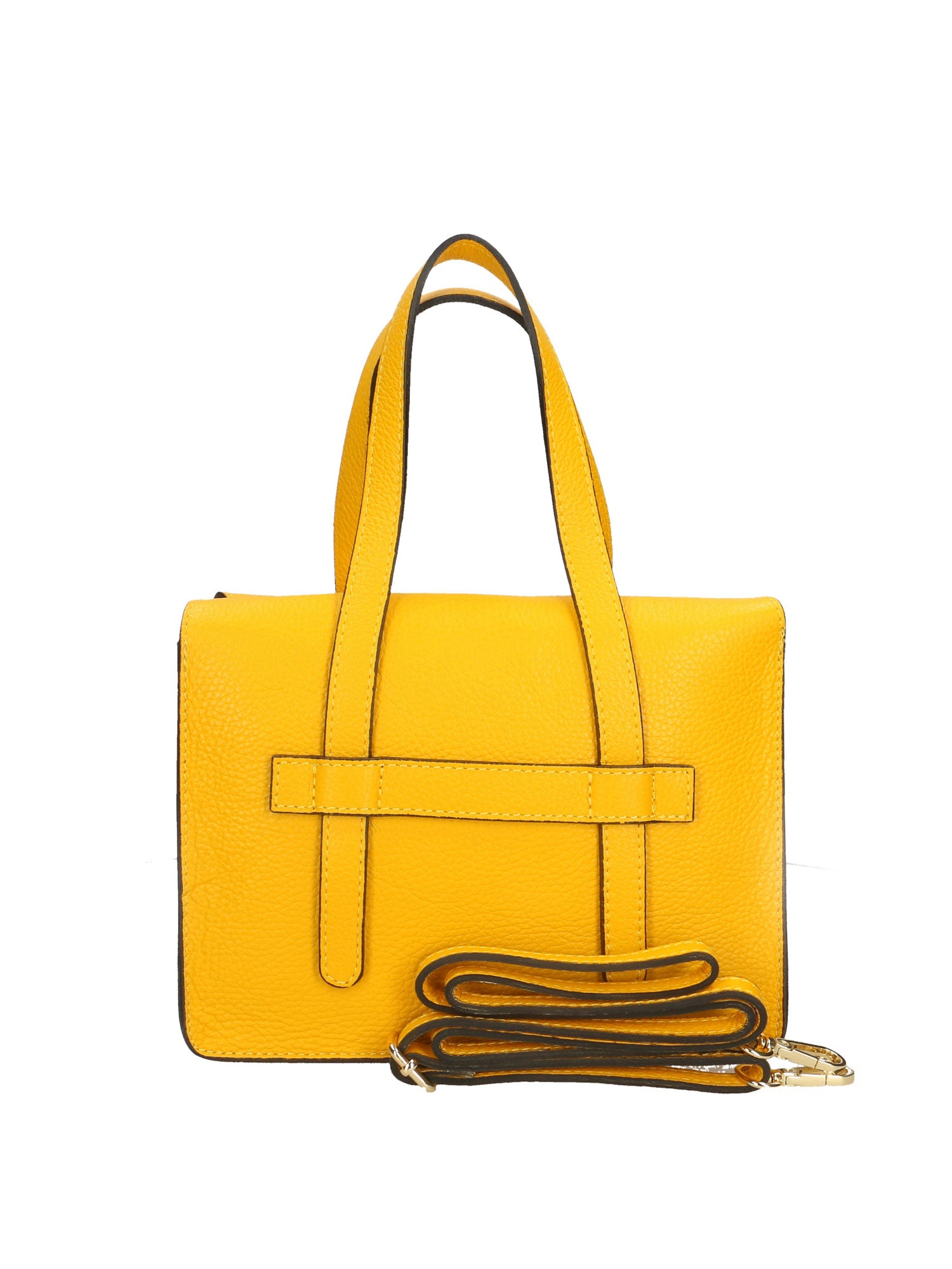 Cielia Borsa a mano da donna Vera pelle 191148-GIALLO Gave Lux