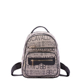 Zaino da donna in ecopelle Casual BC1372-NERO B Cavalli