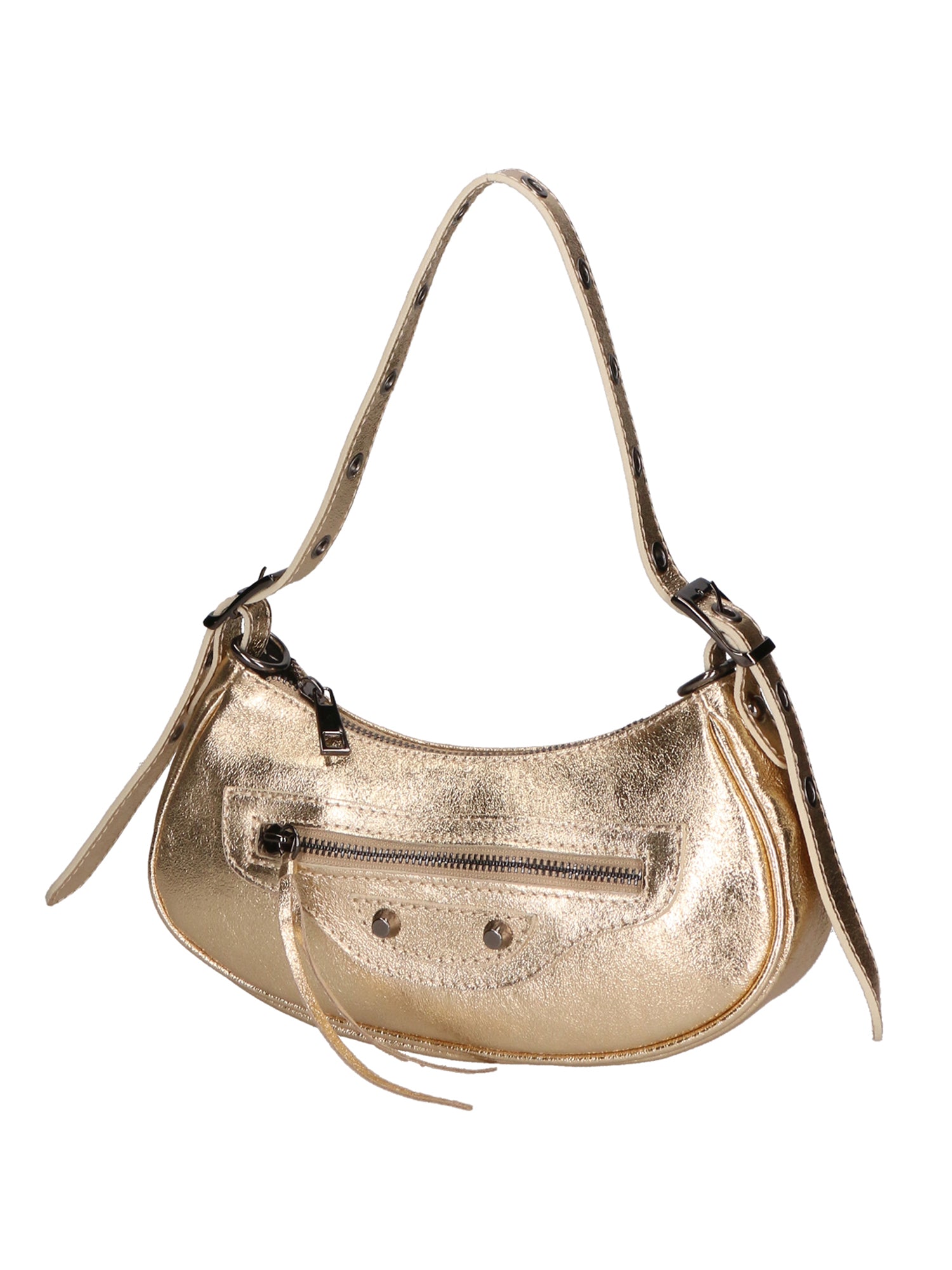 Gloria Borsa a mano da donna Vera pelle 05708L-L003 ORO Gave Lux