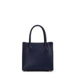 Borsa a mano da donna 100% pelle vegana PU 713-1PT-NAVY BLUE Diana&co
