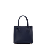 Borsa a mano da donna 100% pelle vegana PU 713-1PT-NAVY BLUE Diana&co
