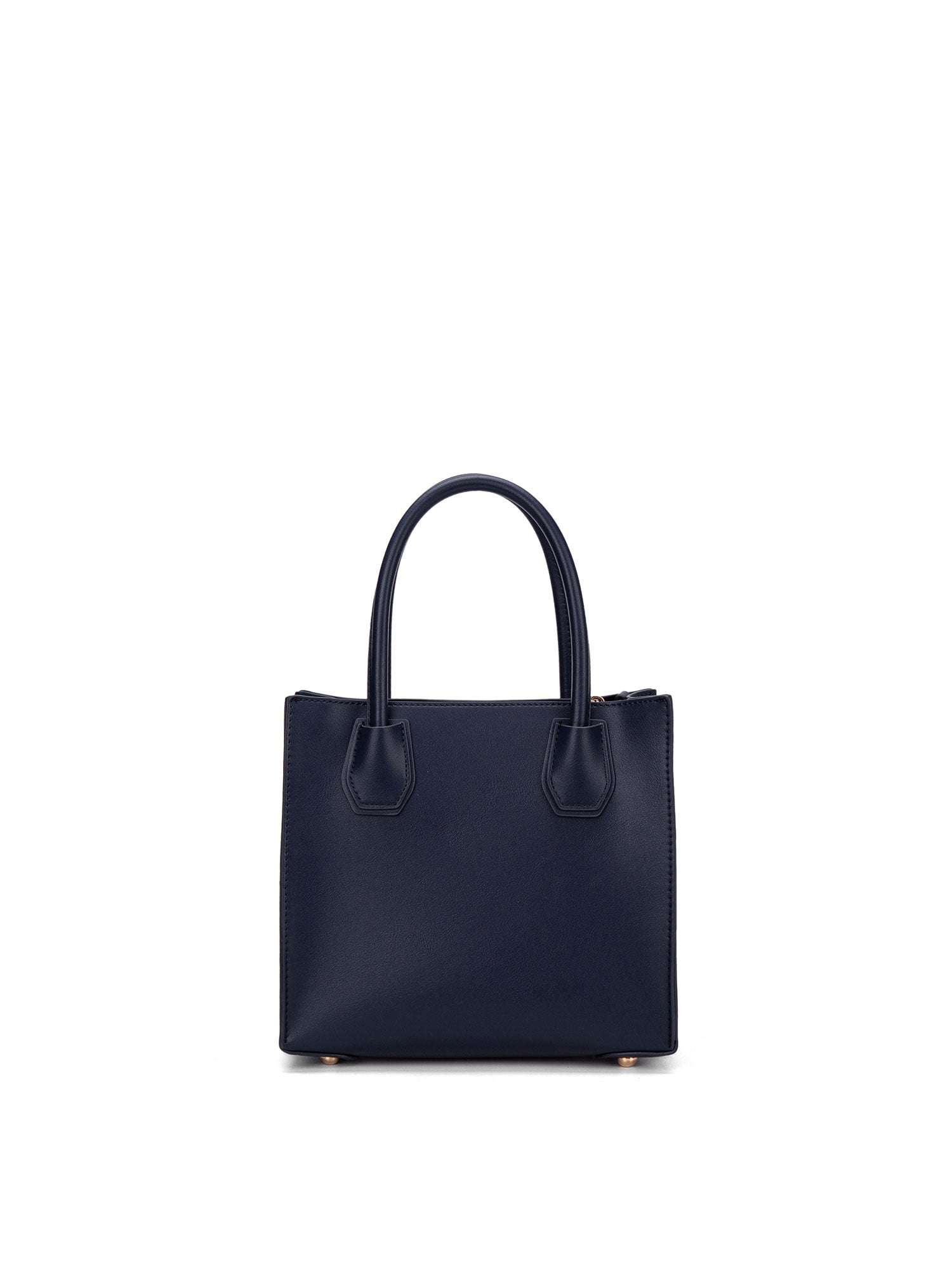 Borsa a mano da donna 100% pelle vegana PU 713-1PT-NAVY BLUE Diana&co