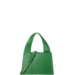Borsa a mano da donna Vera pelle effetto cocco 07220-C47 VERDE Roberta Rossi