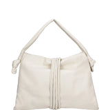 Borsa a spalla da donna Vera pelle 07171-S37 LATTE Viola Castellani