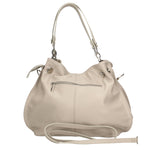Ereba Borsa a mano da donna Made in Italy 100% pelle 3305-S86 GRIGIO Gave Lux