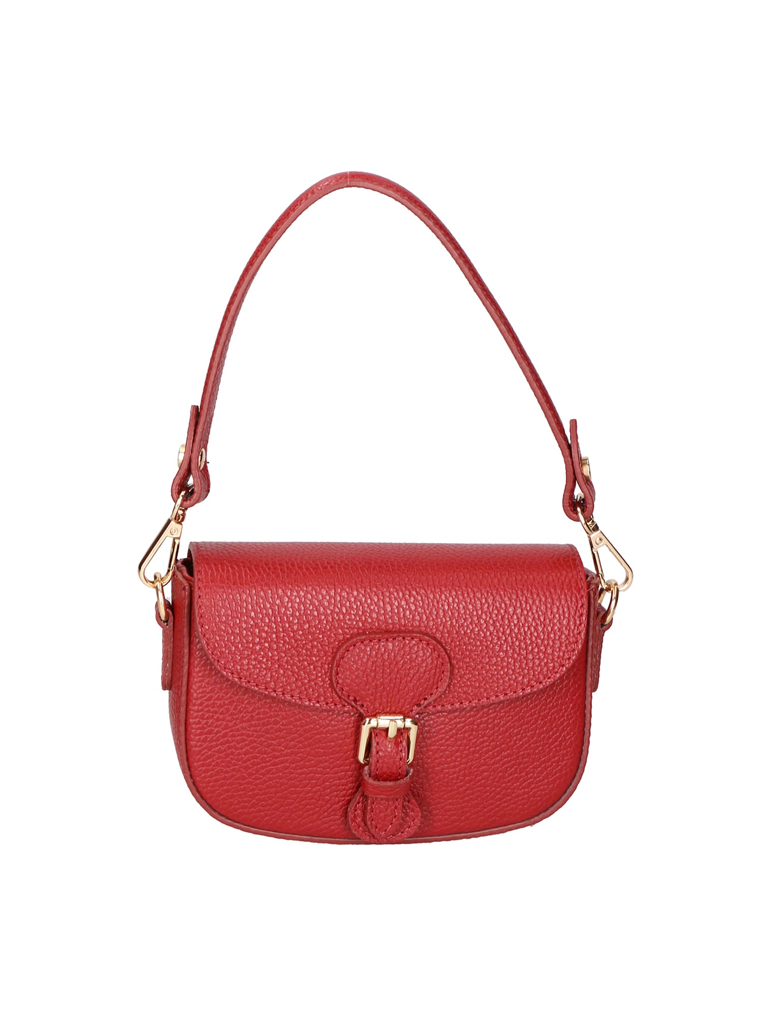 Viktoria Borsa a spalla da donna Vera pelle 06526-D10 ROSSO SCURO Gave Lux