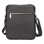 Borsa a tracolla uomo 100% pelle PU PCL3027-BLACK Northampton Polo Club
