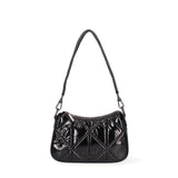 Borsa a spalla unisex Nylon e ecopelle F6716-2-BLACK David Jones