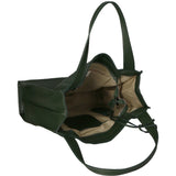 Seraphina Ultra Borsa a spalla da donna Vera pelle 3311-D14 VERDE SCURO DARK GREEN Gave Lux