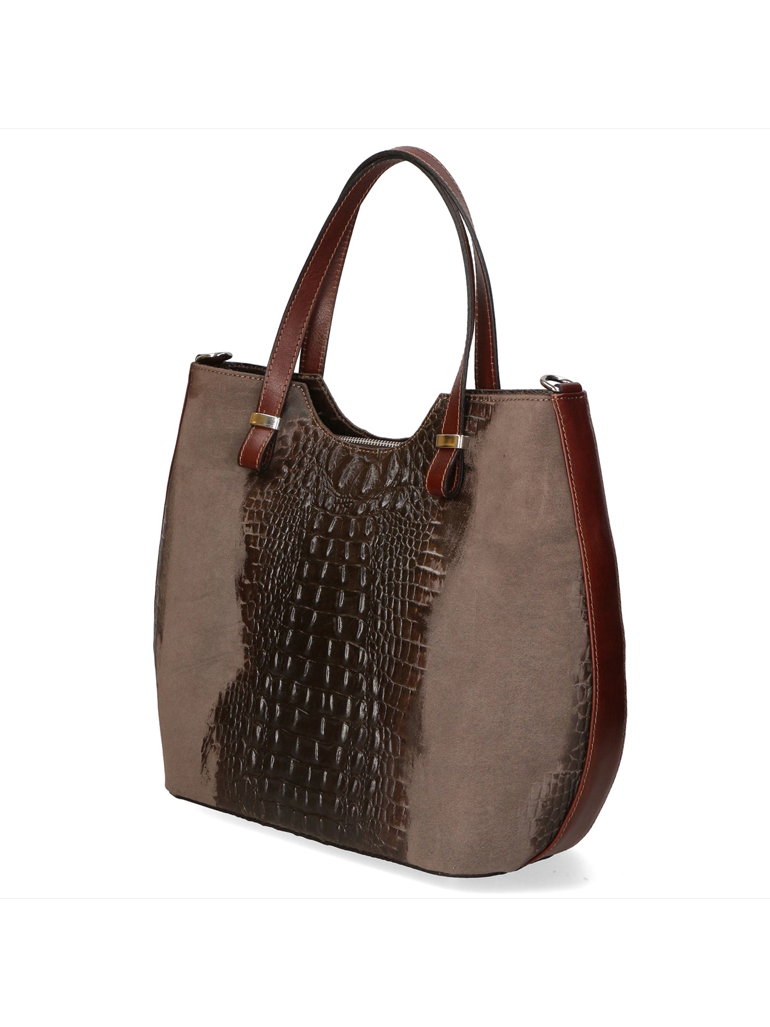 Elda Borsa a mano da donna Vera pelle croco 80046 1-T.MORO Gave Lux