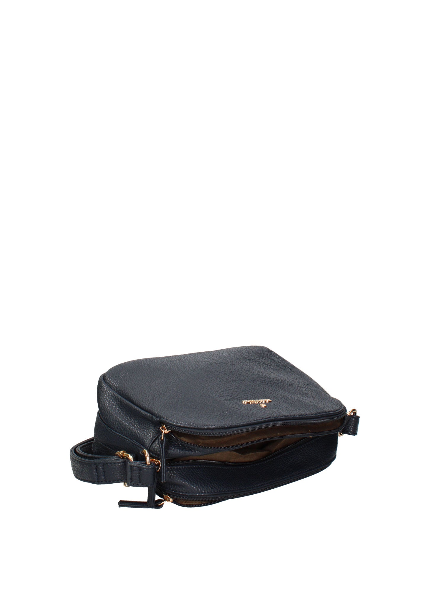 Borsa a tracolla da donna Ecopelle BC1384-BLUE B Cavalli