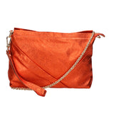 Giorgia Pochette da donna Vera pelle 05927-DL35 ARANCIO Gave Lux