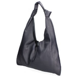 Borsa a spalla da donna 100% vera pelle 07156-D26 BLU SCURO Viola Castellani