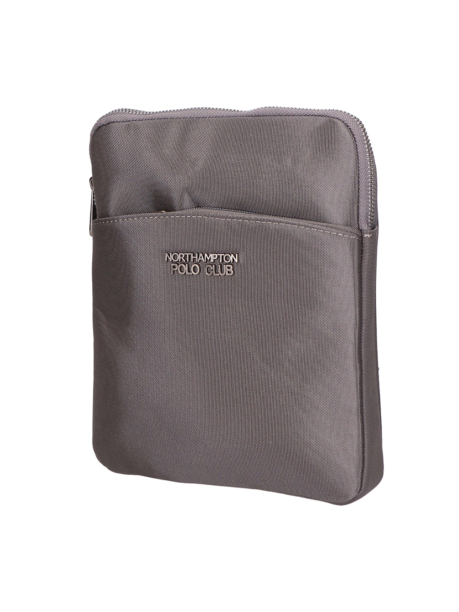 Borsa a tracolla uomo Pelle vegana + Tessuto PCL3153-GREY Northampton Polo Club