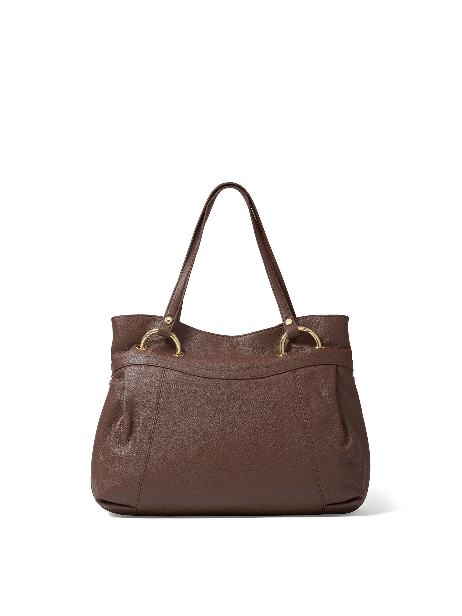 Evanthe Lux Borsa a spalla da donna 100% pelle B16982-MARRONE Braccialini
