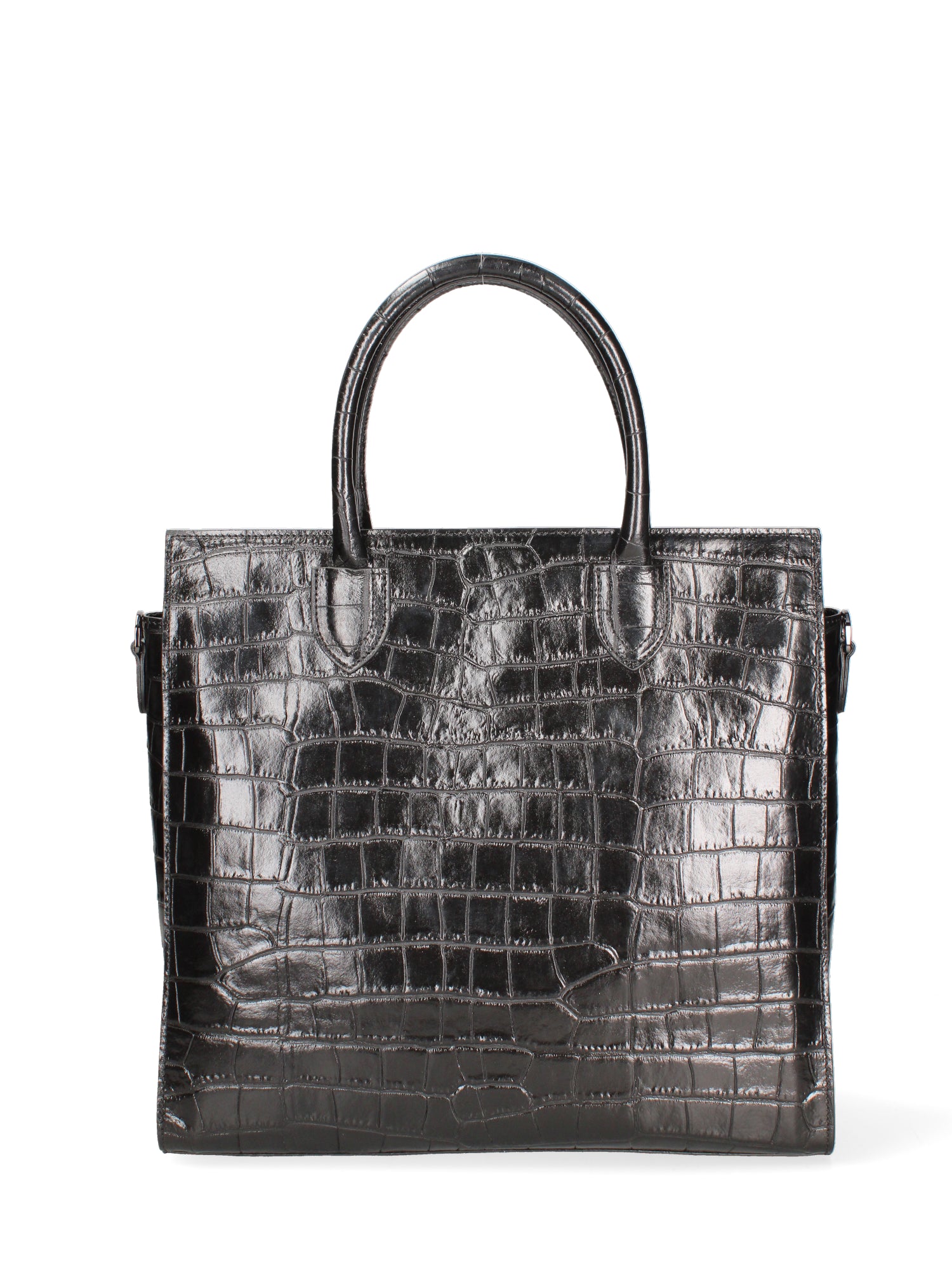 Borsa a mano da donna Vera pelle effetto cocco JR-W-1024-BLACK John Richmond