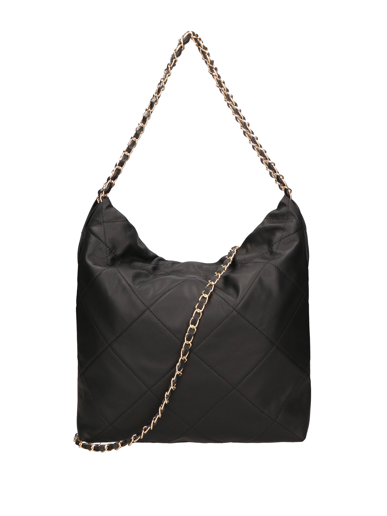 Violante Borsa a spalla donna Vera pelle 06897-S28 NERO Gave Lux