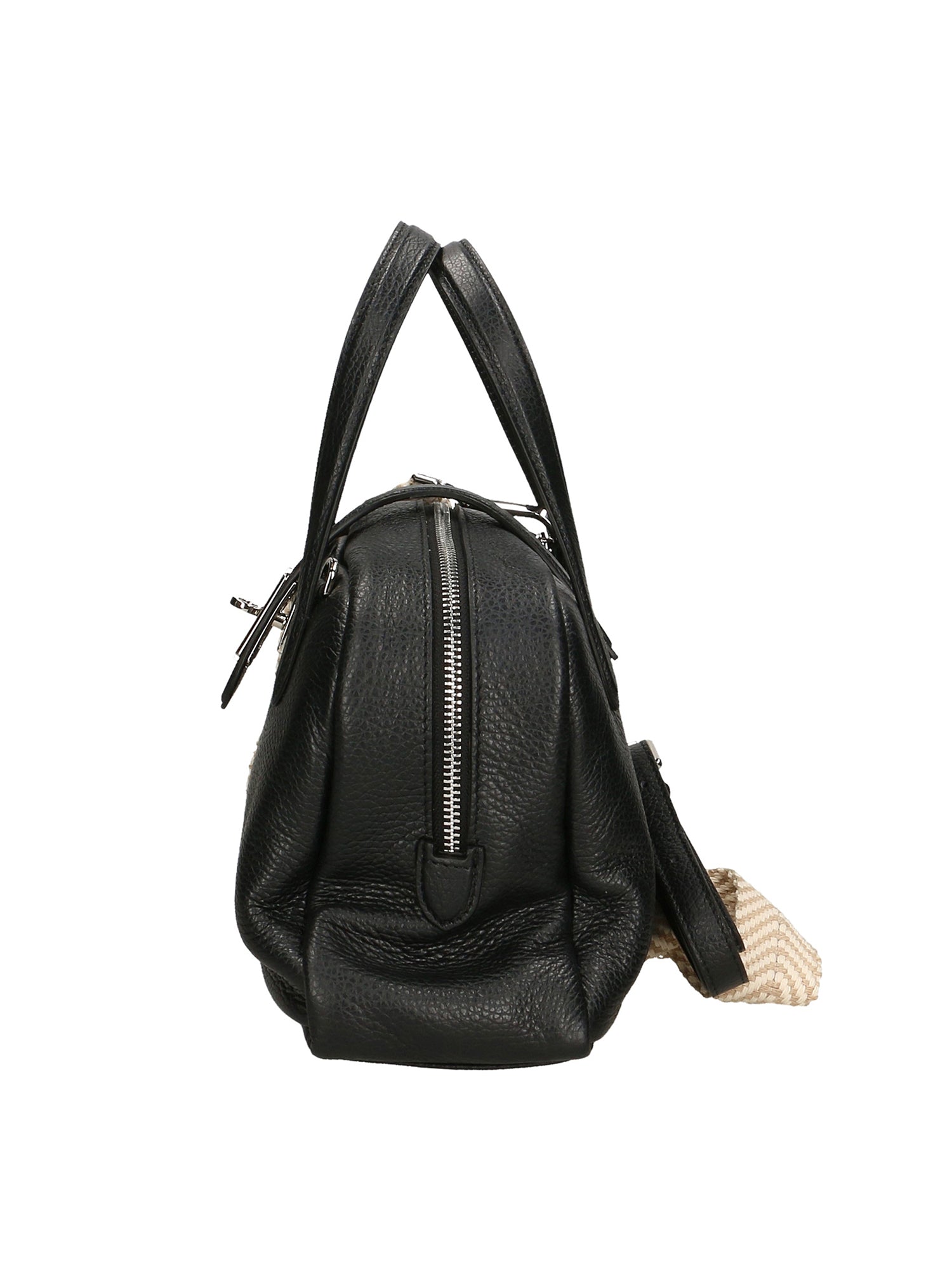 Orietta Borsa a mano da donna Vera pelle 01669-D28 NERO BLACK Gave Lux
