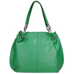 Ereba Borsa a mano da donna Made in Italy 100% pelle 3305-S47 VERDE MELA Gave Lux