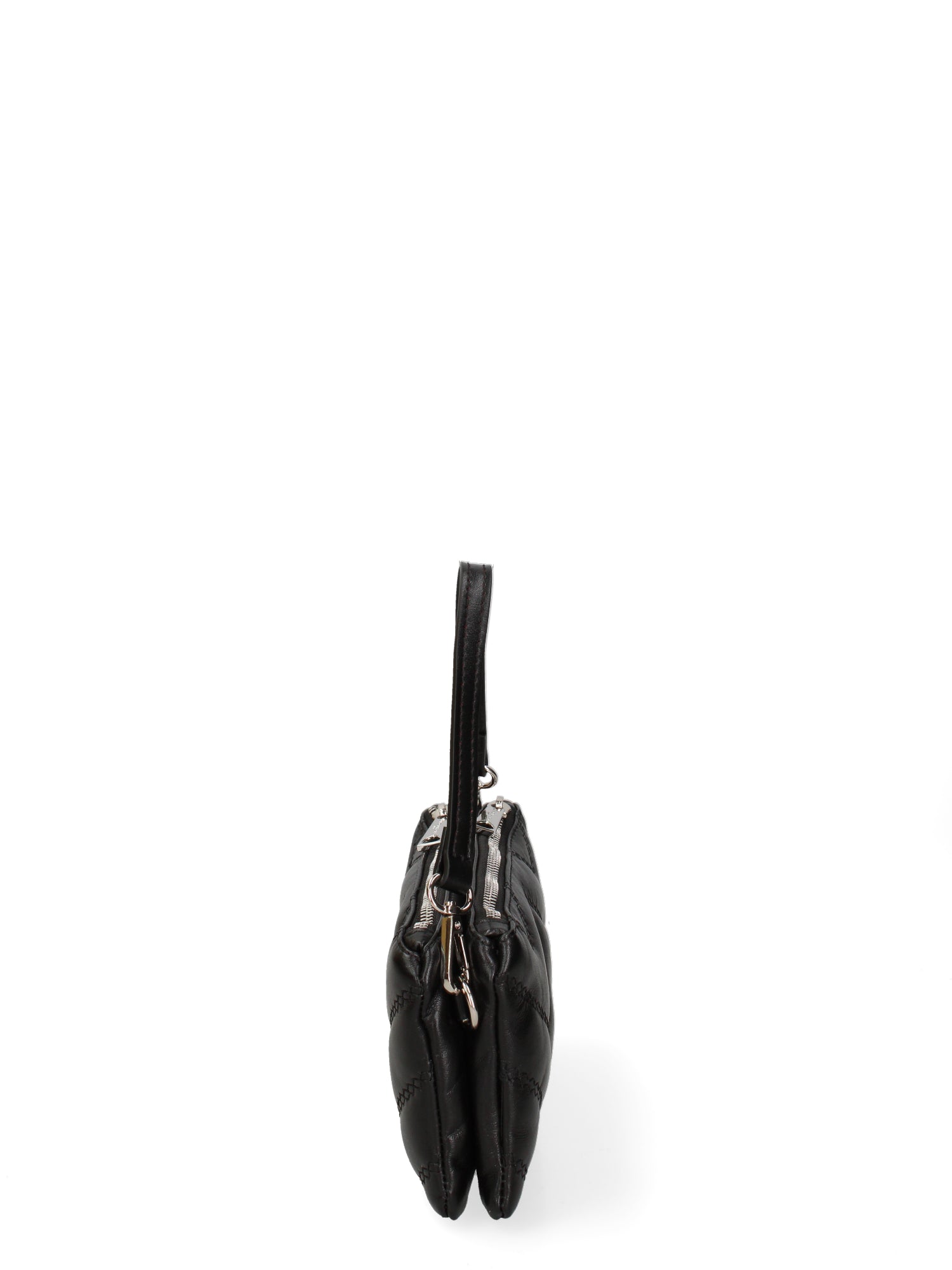Borsa a spalla da donna Vera pelle JR-W-1109SA-BLACK-SILVER John Richmond