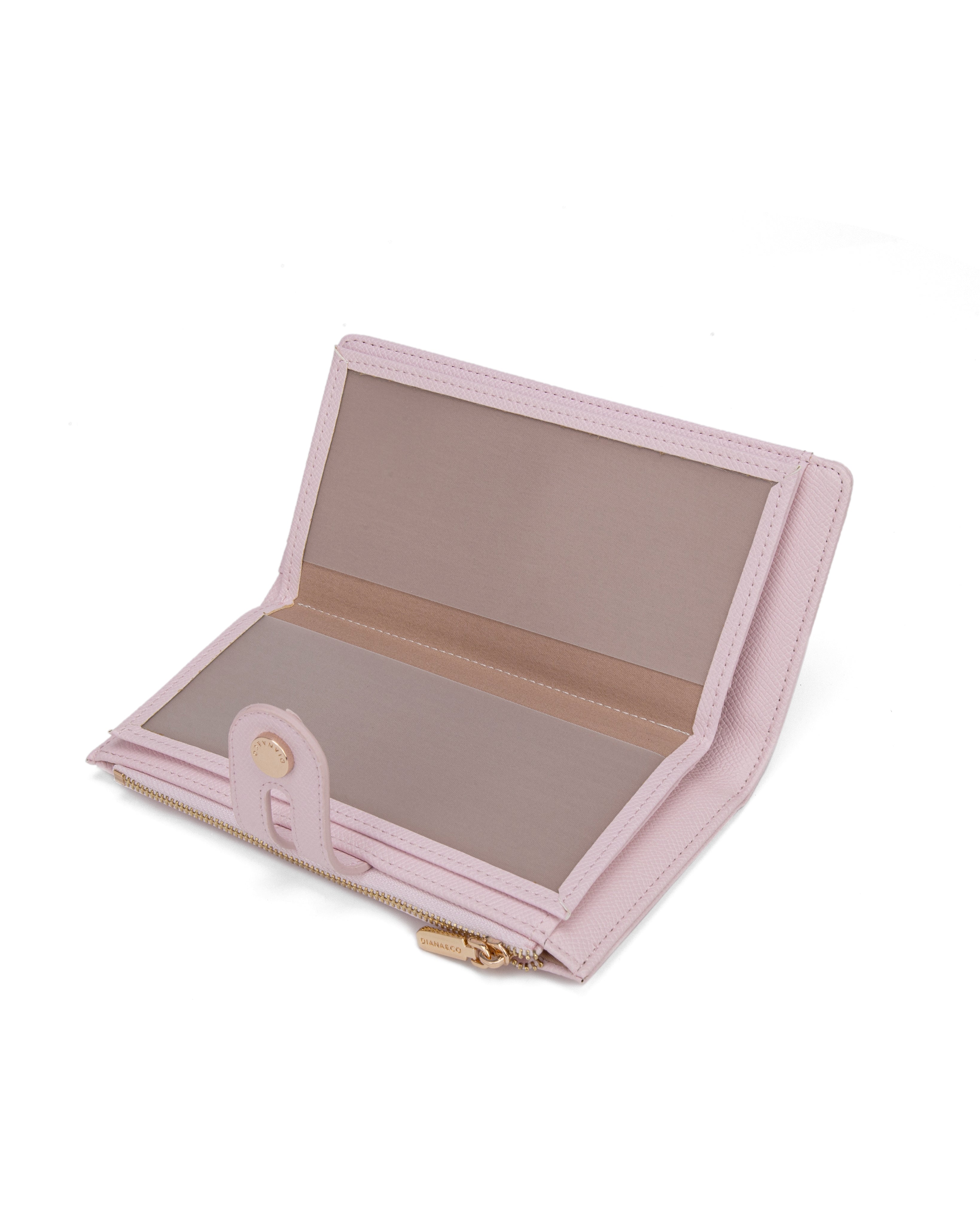 Portafoglio da donna 100% pelle vegana PU 798-3PT-PRIMROSE Diana&co