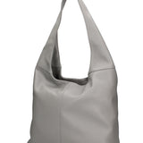 Aria Borsa a mano da donna 100% pelle 07029-D16 GRIGIO Gave Lux