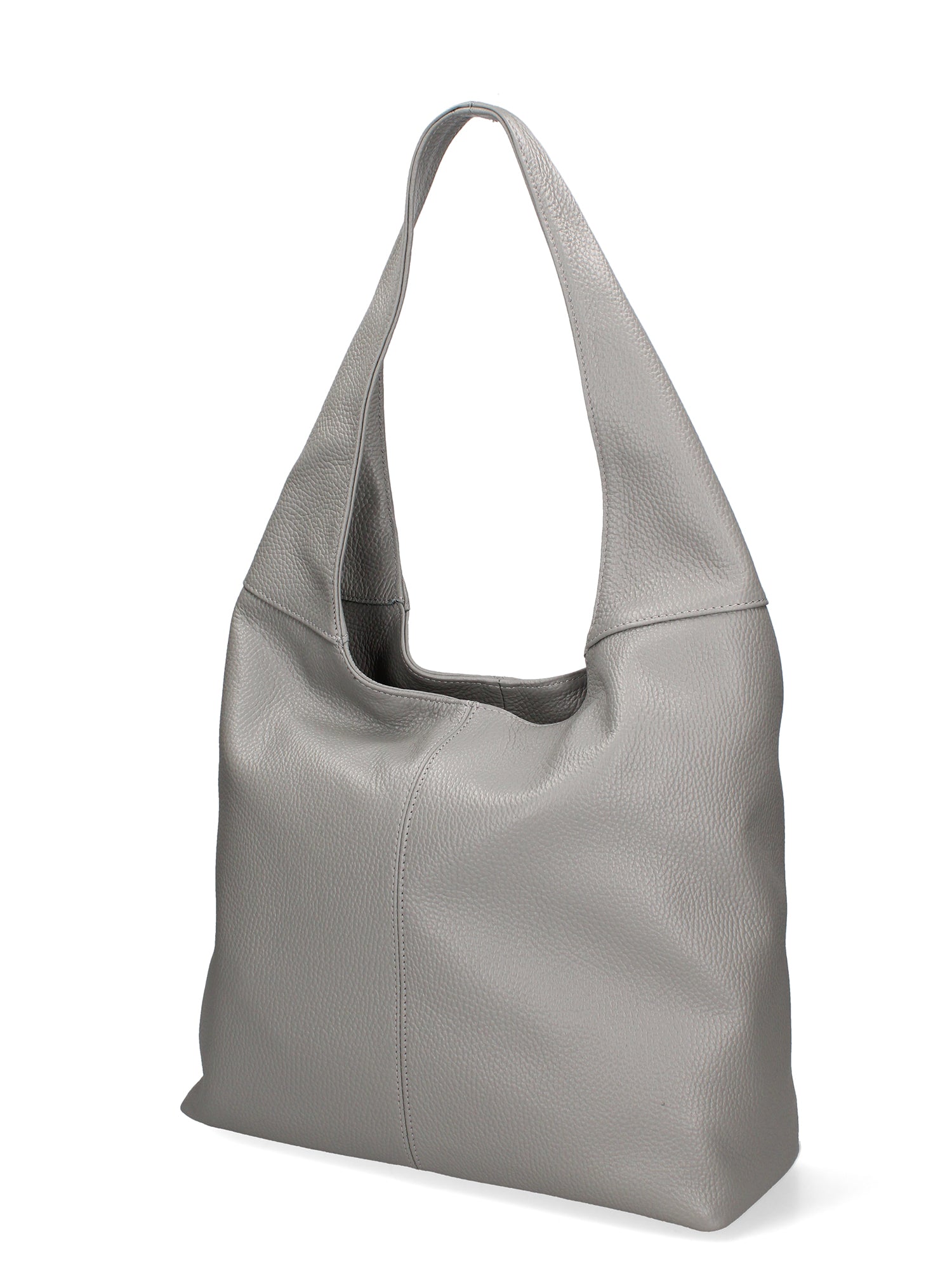 Aria Borsa a mano da donna 100% pelle 07029-D16 GRIGIO Gave Lux