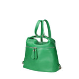 Bianca Borsa a spalla da donna Vera pelle 07136-D47 VERDE MELA Viola Castellani