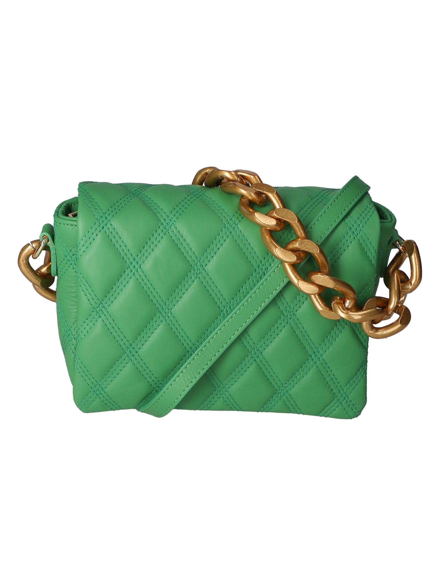 Adriana Borsa a mano da donna Vera pelle 04539-S47 VERDE MELA Gave Lux