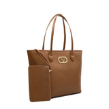 Santorini Borsa Shopper da donna Ecopelle VB-203-MARRONE 19V69 Italia