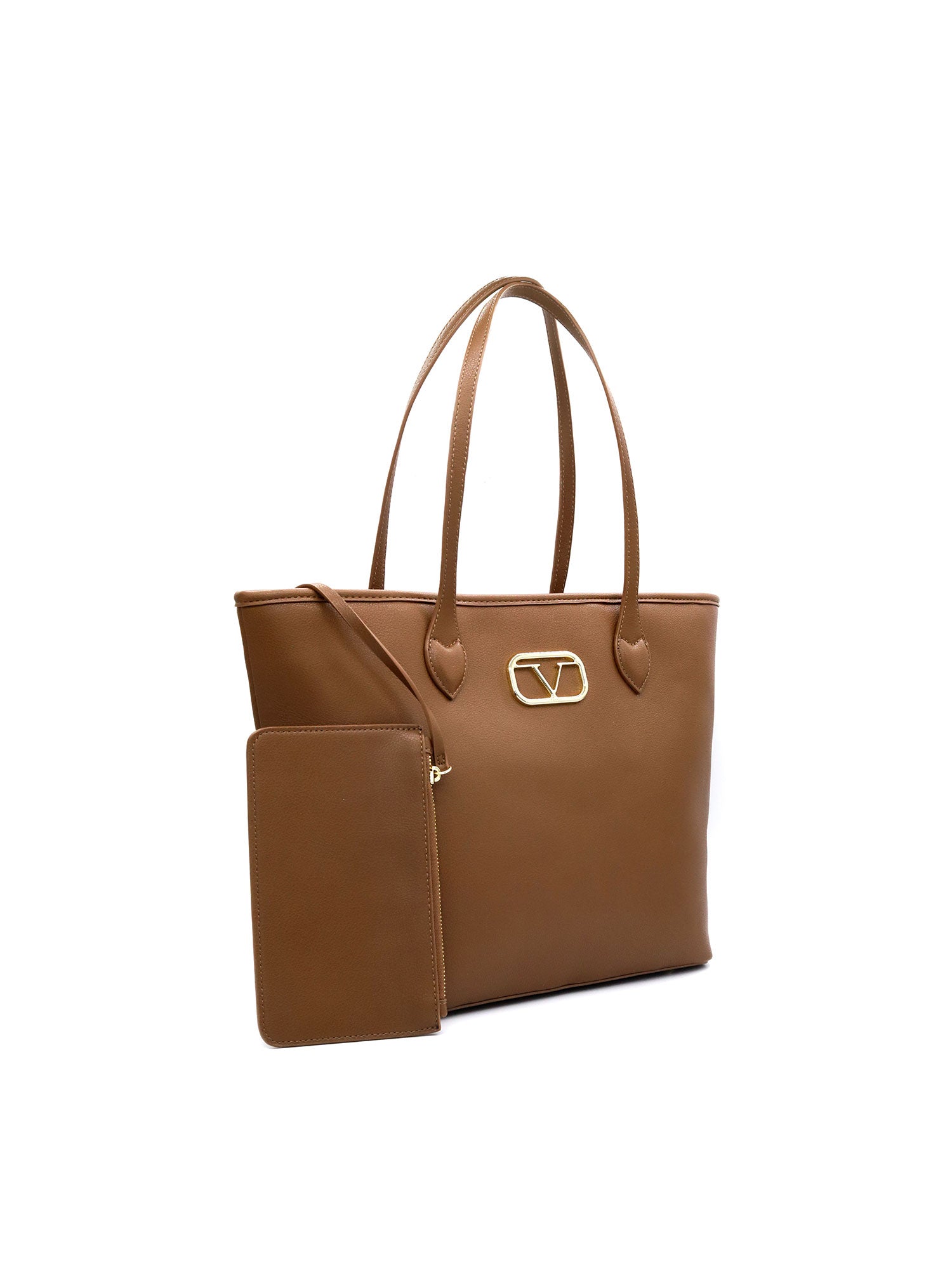 Santorini Borsa Shopper da donna Ecopelle VB-203-MARRONE 19V69 Italia
