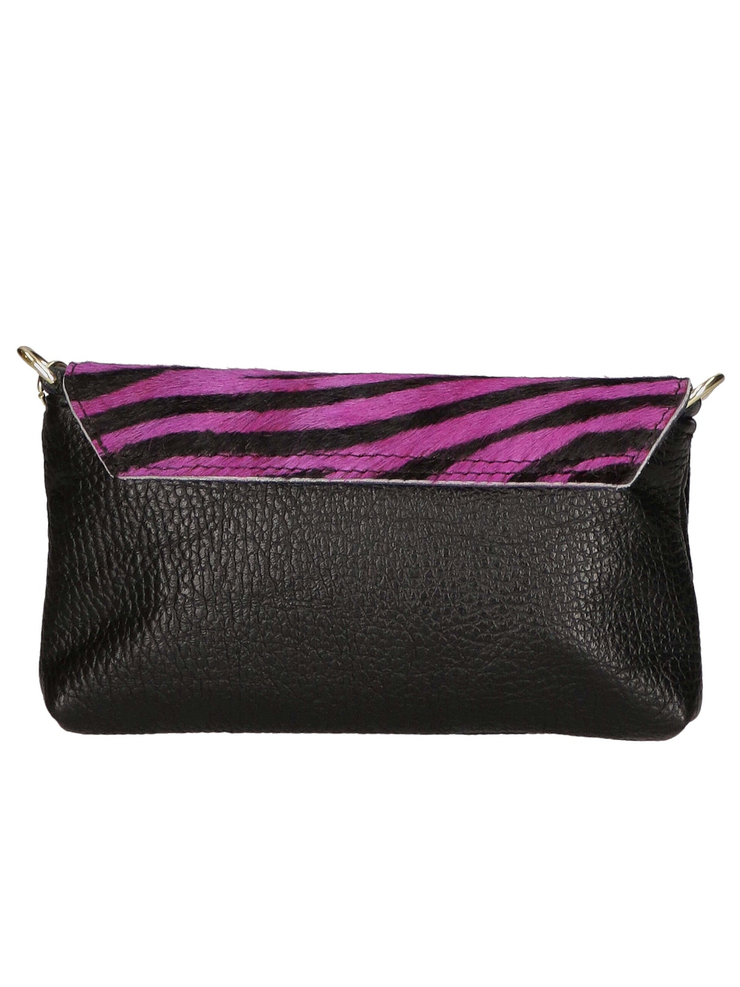 Safira Borsa a mano da donna Vera pelle 04760-ZEBRA FUXIA Gave Lux
