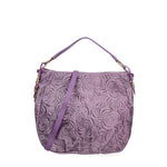 Lumelia Borsa a mano da donna Vera pelle 80013-038 VIOLA SCURO Gave Lux