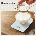 Bilancia da cucina digitale Abs & Vetro PT-228-White Volkshin