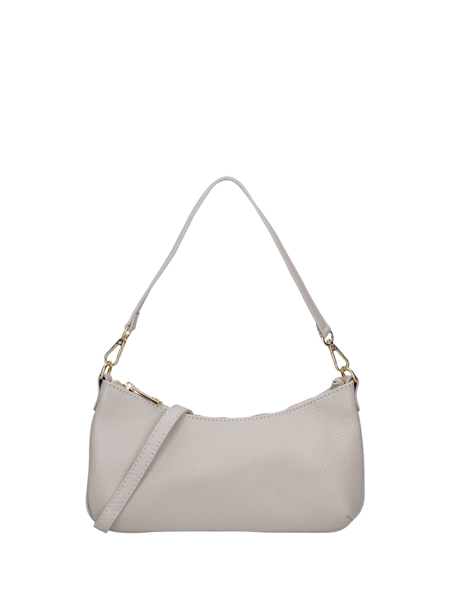 Oriane Borsa a spalla da donna Vera Pelle 07400-D86 GRIGIO PERLA Gave Lux