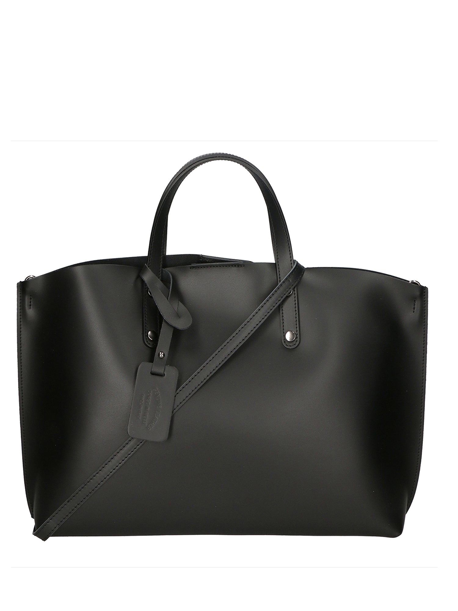 Lumena Borsa a mano da donna Vera pelle 2094-NERO Gave Lux