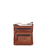 Borsa a tracolla da uomo Vera pelle RFID HILB-15118-T.MORO Hill Burry