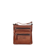 Borsa a tracolla da uomo Vera pelle RFID HILB-15118-T.MORO Hill Burry