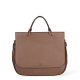 Novara Plus Borsa a mano da donna Vera pelle 564139-D11 TAUPE Gave Lux