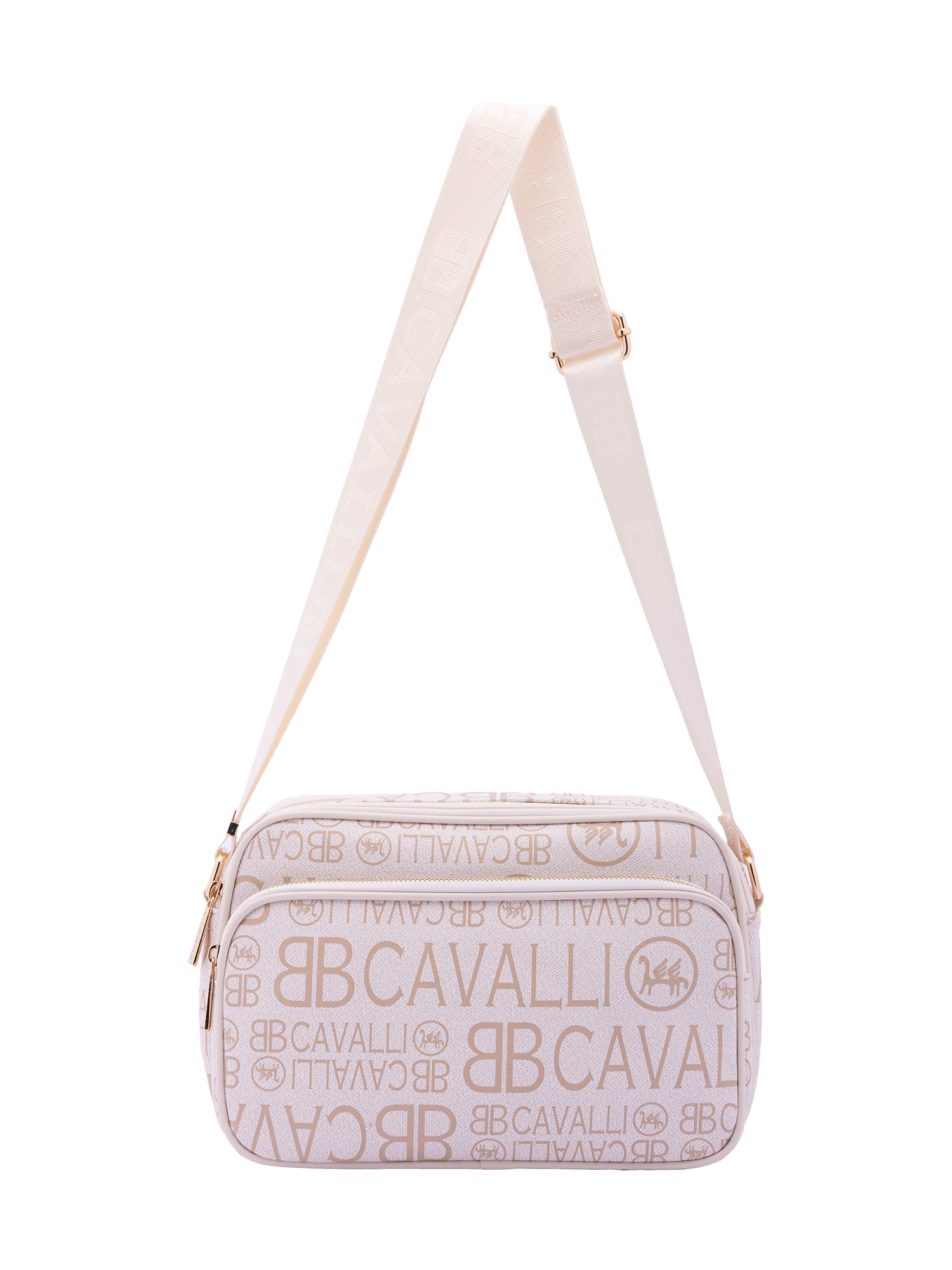 Borsa a tracolla da donna Ecopelle BC1375-OFF WHITE B Cavalli
