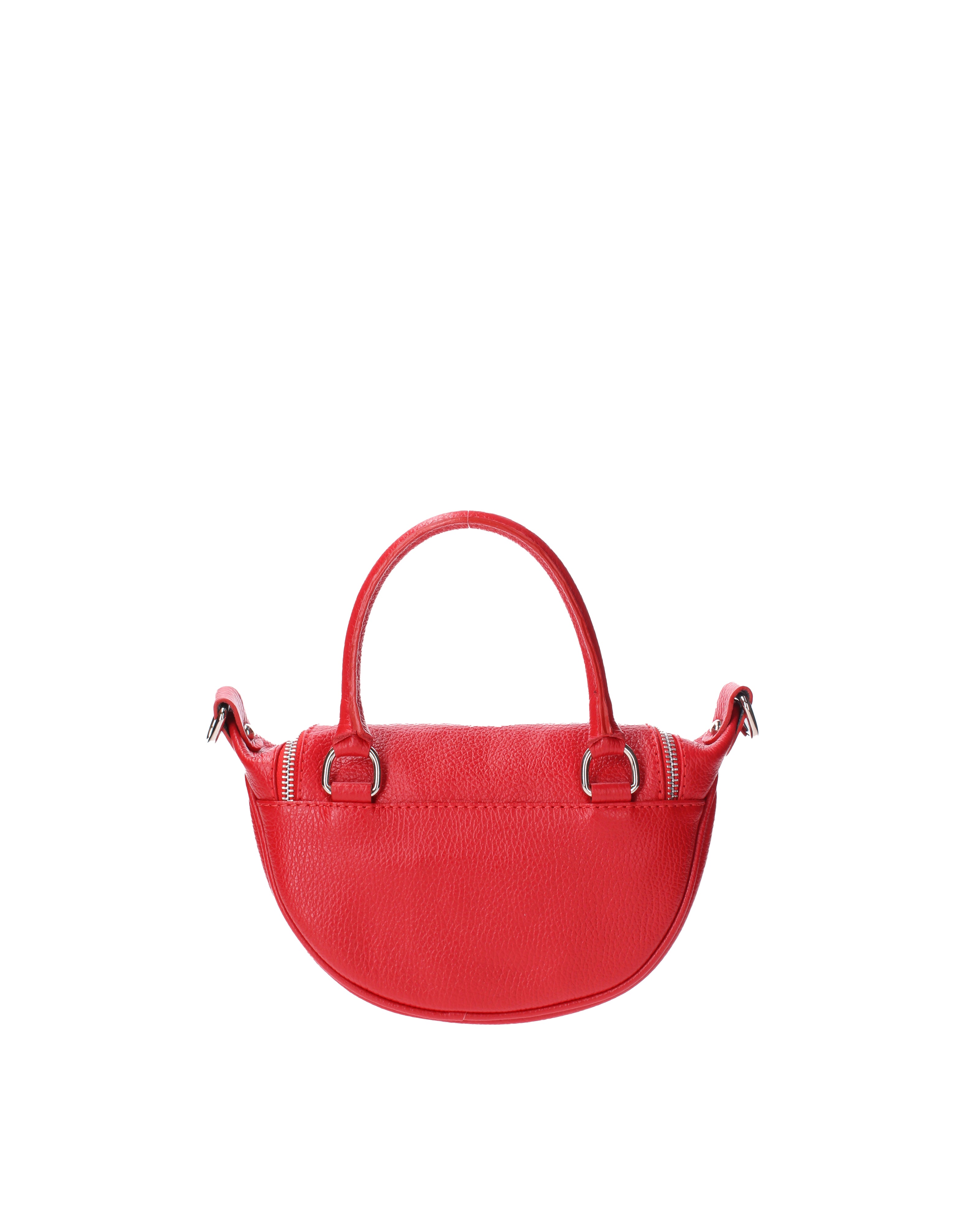 Mae Borsa a mano da donna Vera pelle 07142-D58 ROSSO FUOCO Viola Castellani