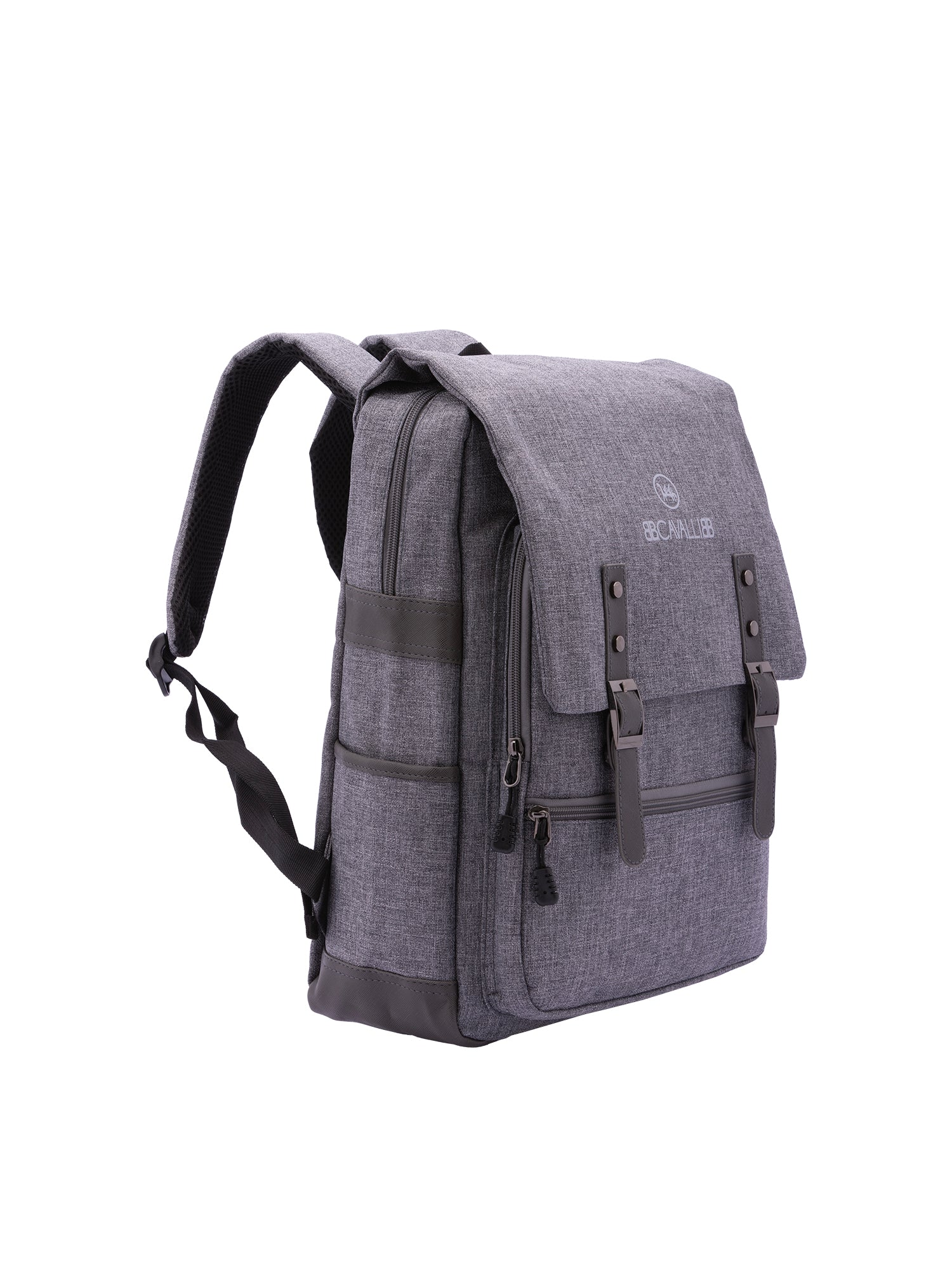 Zaino da uomo in poliestere Casual BC1290-GRIGIO B Cavalli